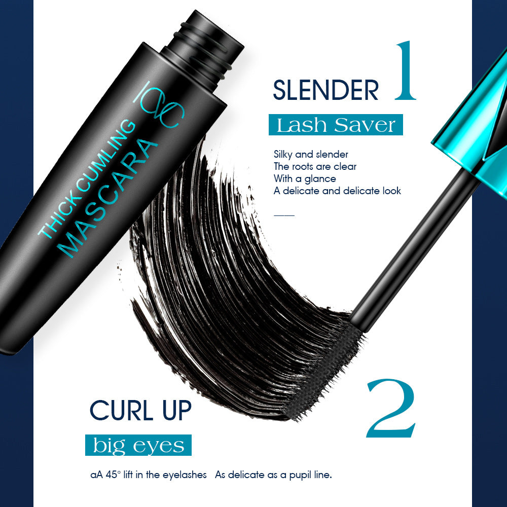 Mascara Waterproof Non-Smudge Lengthening Thick Curling Eyelash Version European Daily Use Makeup