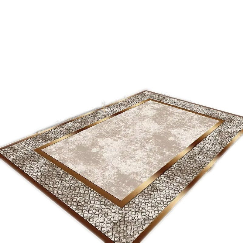 Crystal Velvet Carpet Luxury Stain-Resistant Easy Care Sofa Coffee Table Rug Home Bedroom Wear-Resistant Non-Slip Bedside Warm Blanket