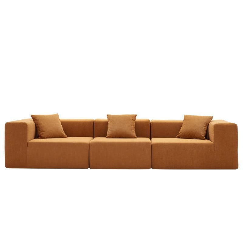 Fully Compressed Sofa Compression Sofa Corduroy Fabric Sofa for Home Living Room Straight Sofa Shipping and tax not included