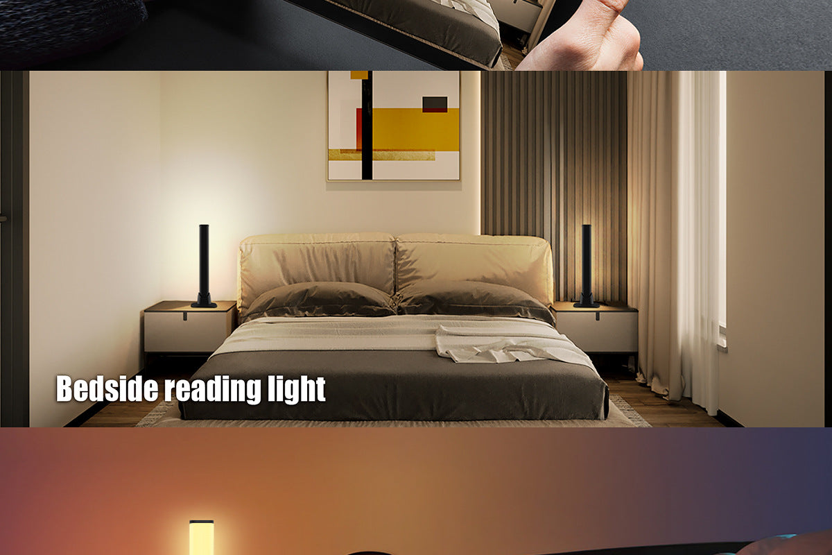 Exclusive Supply LED Bluetooth Desktop Lamp USB Computer Ambient Light RGB Magic Color WIFI Intelligent Sound Pickup Ambient Light