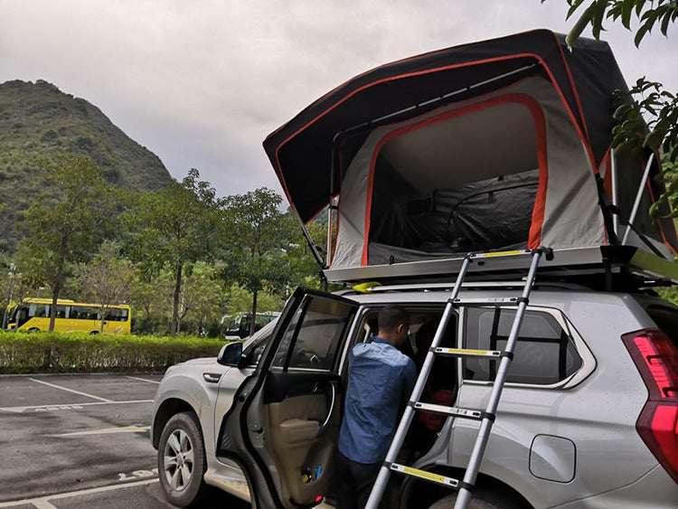 Soft Top Car Roof Tent3-4Fully Automatic Quick-Open Aluminum Alloy Car Tent Outdoor Foldable Camping Gear