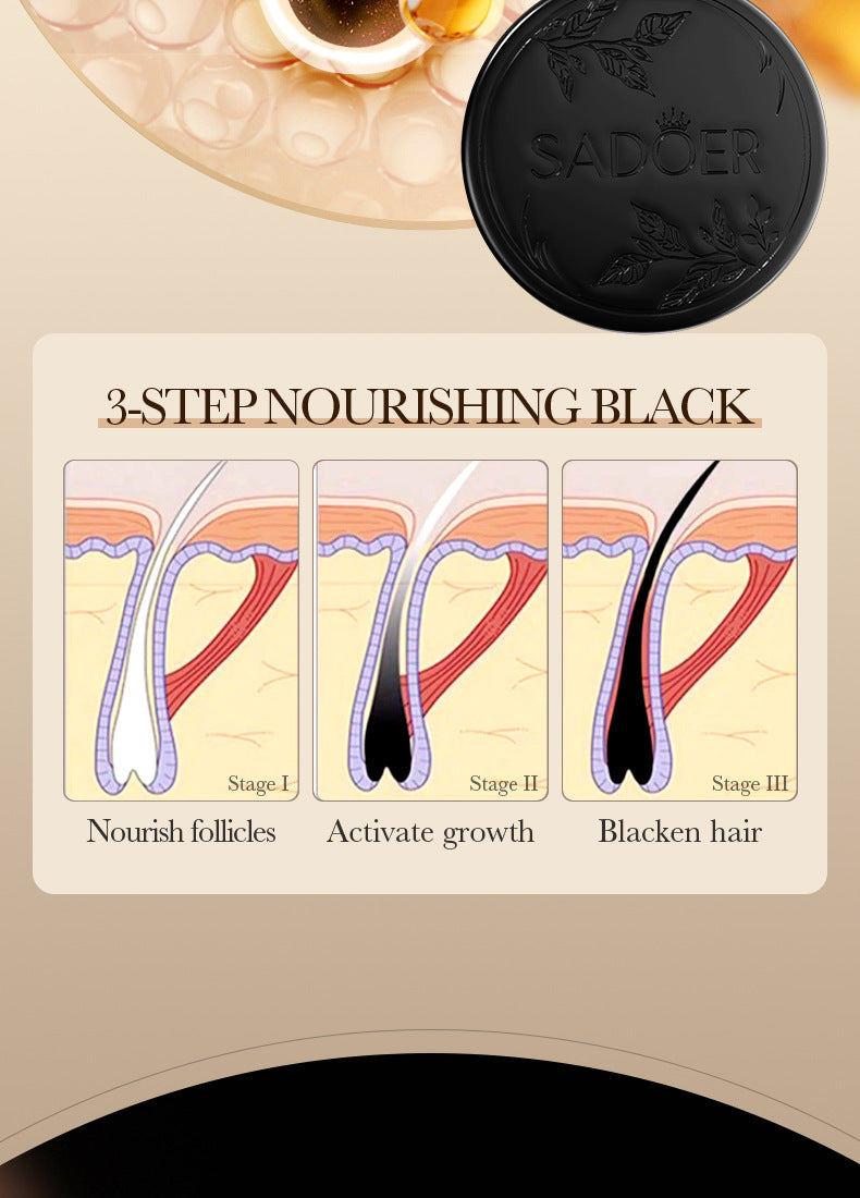 Polygonum Multiflorum Hair Soap SADOER Repair Natural Hair Care Conditioner  Wholesale