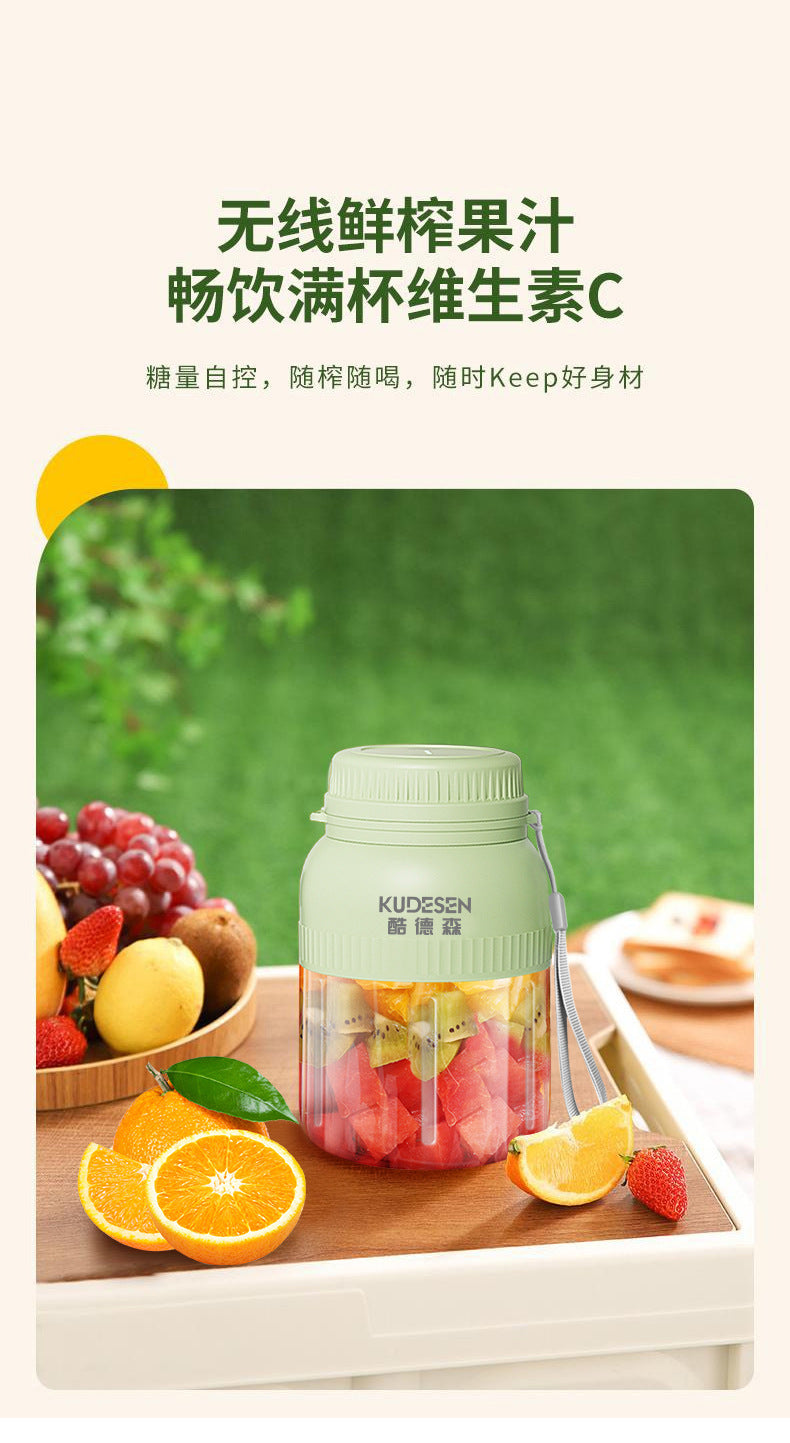 Portable Juicer32Blade Knife1300ml Juicing Bucket Multi-Functional Ice Crushing Large Capacity Household Juicing Cup