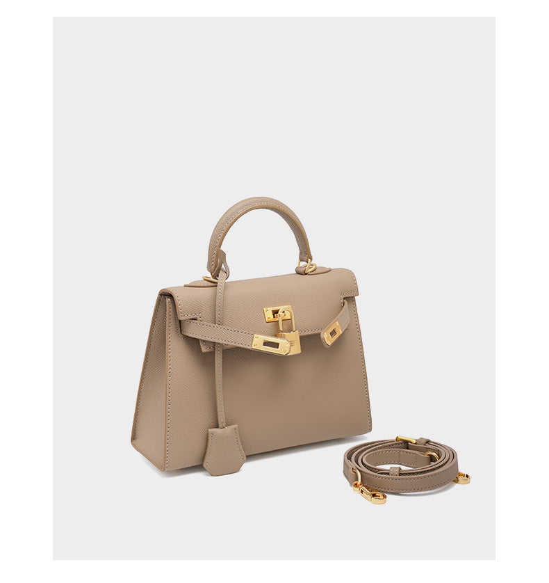 European and American Light Luxury Kelly Bag for Women, Niche Versatile Shoulder Fashion Women's Bag, Trendy Large Capacity Handbag and Crossbody Bag for Women