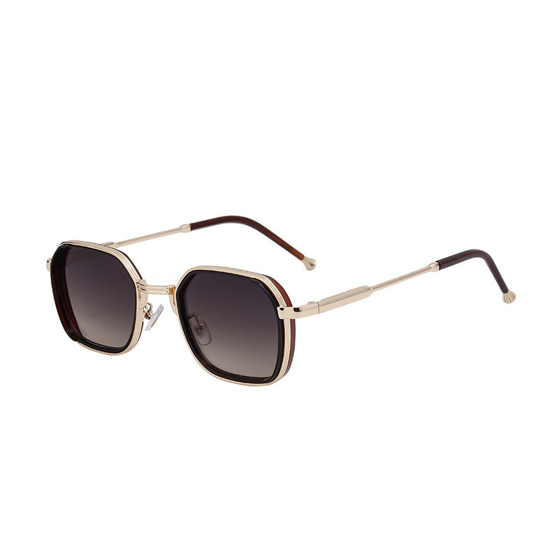 2025New European and American Fashion Square Frame Sunglasses for Men, Simple and Stylish Wholesale Sunglasses for Men sunglasses