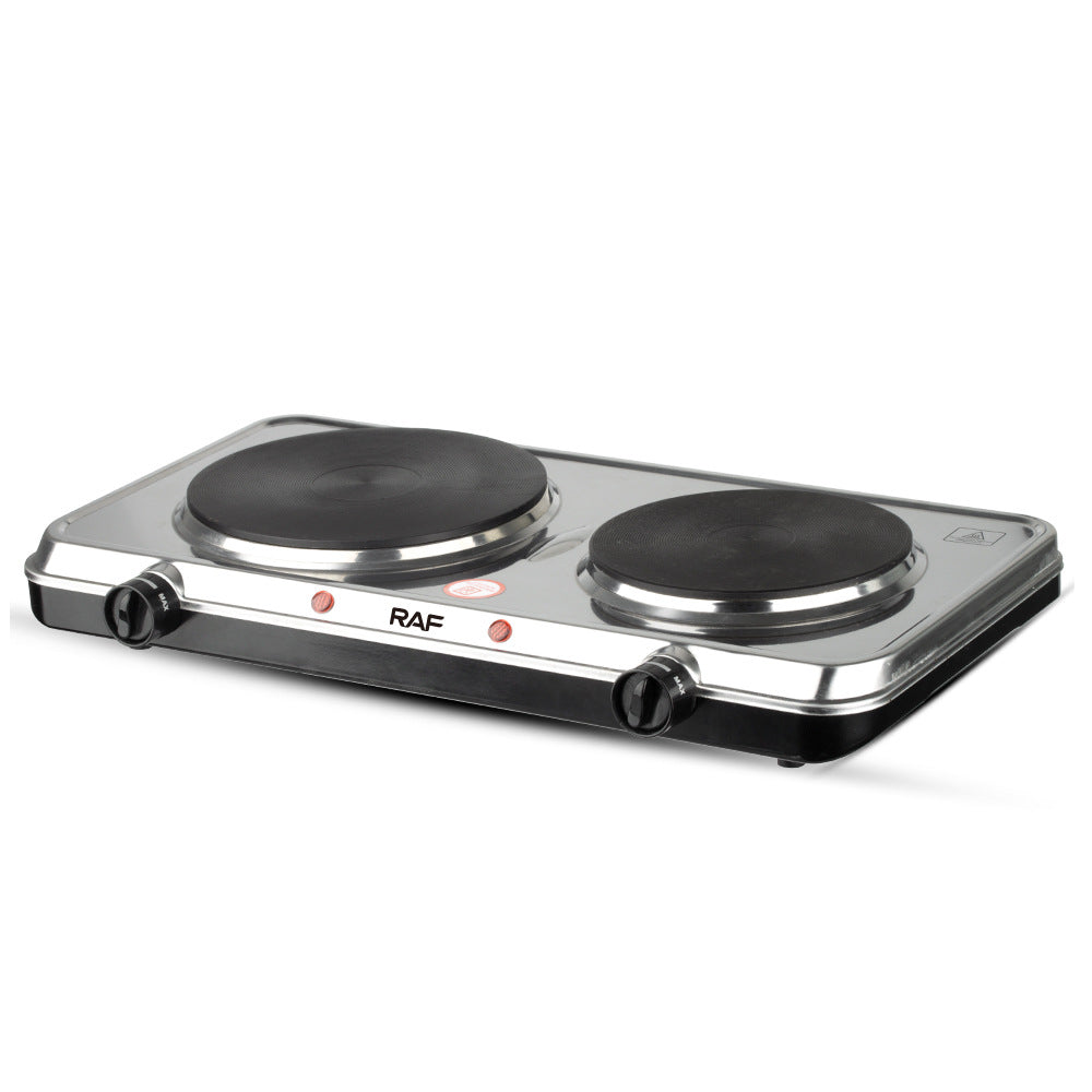 RAF Electric Stove Household Double Burner Electric Stove Temperature Adjustable Small Electric Stove Insulation Heating Electric Stove Wholesale