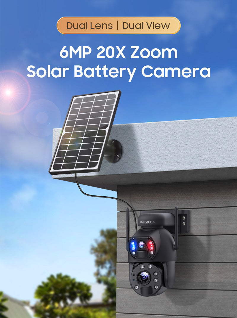 Factory Direct Sales Binoculars6MP Solar HD Outdoor Bullet Camera with Motion Detection202x Zoom Night Vision Camera