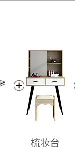 Factory Direct Supply Economical Rental Wardrobe Storage Simple Combination Two-Door Three-Door Panel Storage Apartment Wardrobe