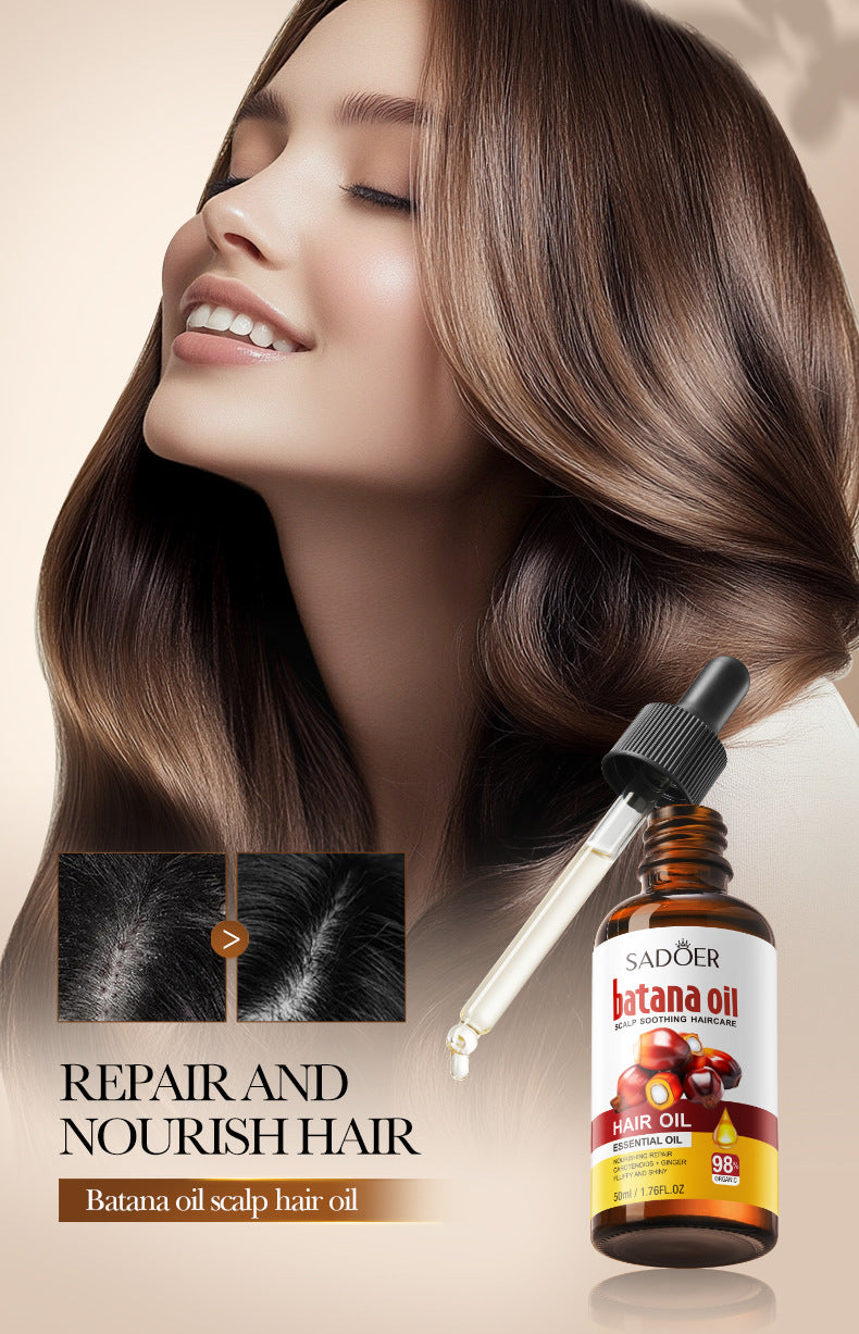 Batana Scalp Hair Care Oil SADOER Soothing and Smooth Hair Oil  Wholesale