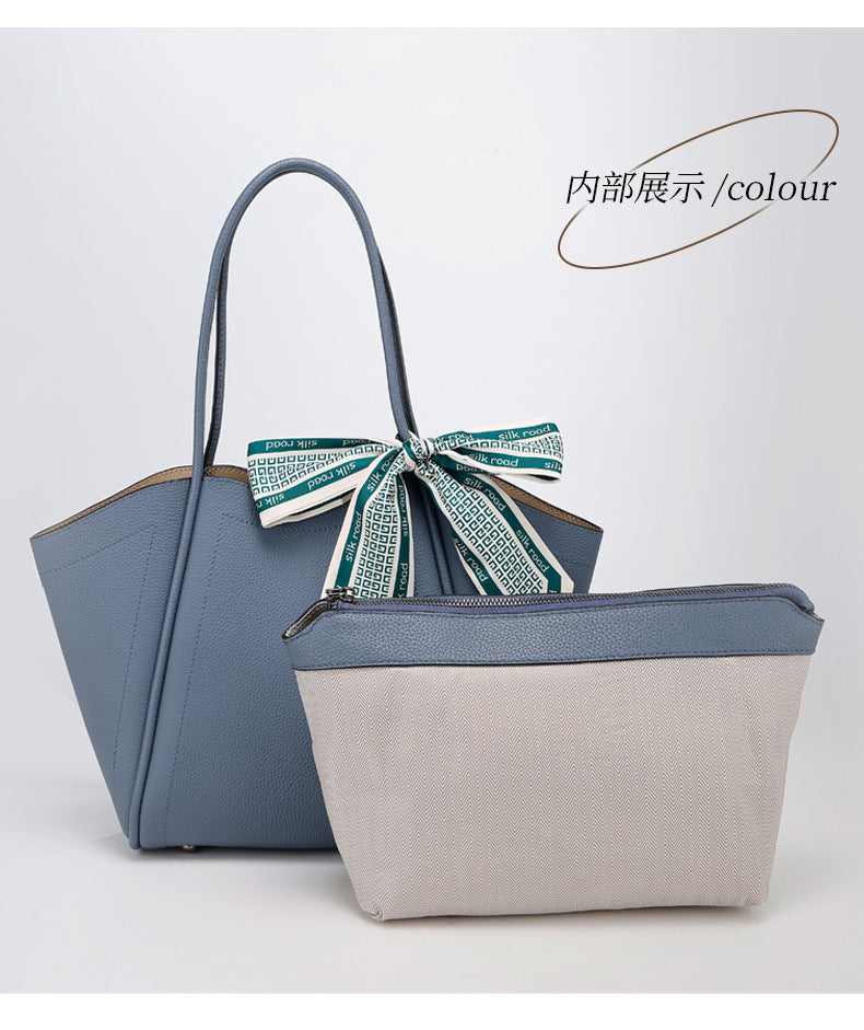 European and American Versatile Wing Bag for Women, Large Capacity Scarf Fashion Women's Bag, Light Luxury Texture Single Shoulder Underarm Bag