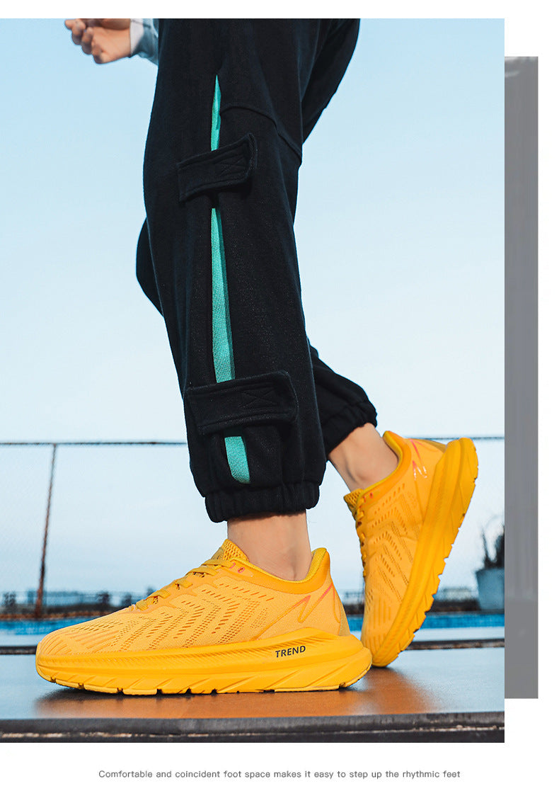 Men's running shoes New Breathable Mesh Student Casual Running Youth Shock Absorbing Anti-Slip Sports Shoes