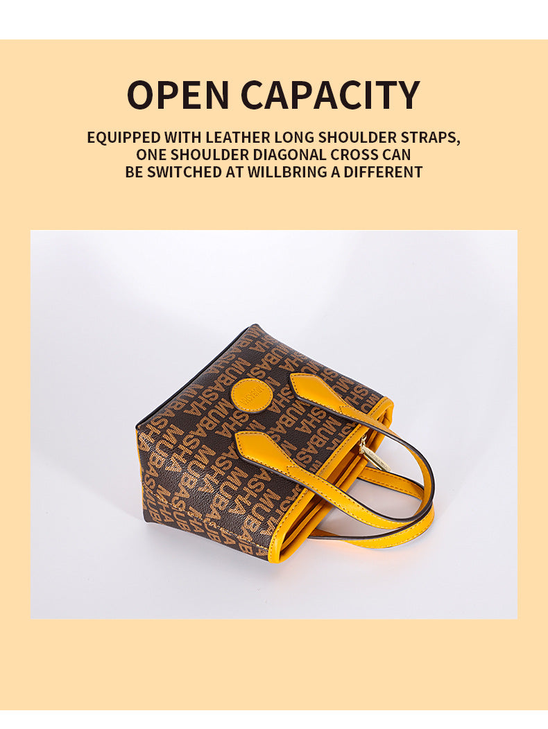 Women's Trendy Fashion New Crossbody Bag Retro Personality Stylish Mini Simple Monogram Handbag