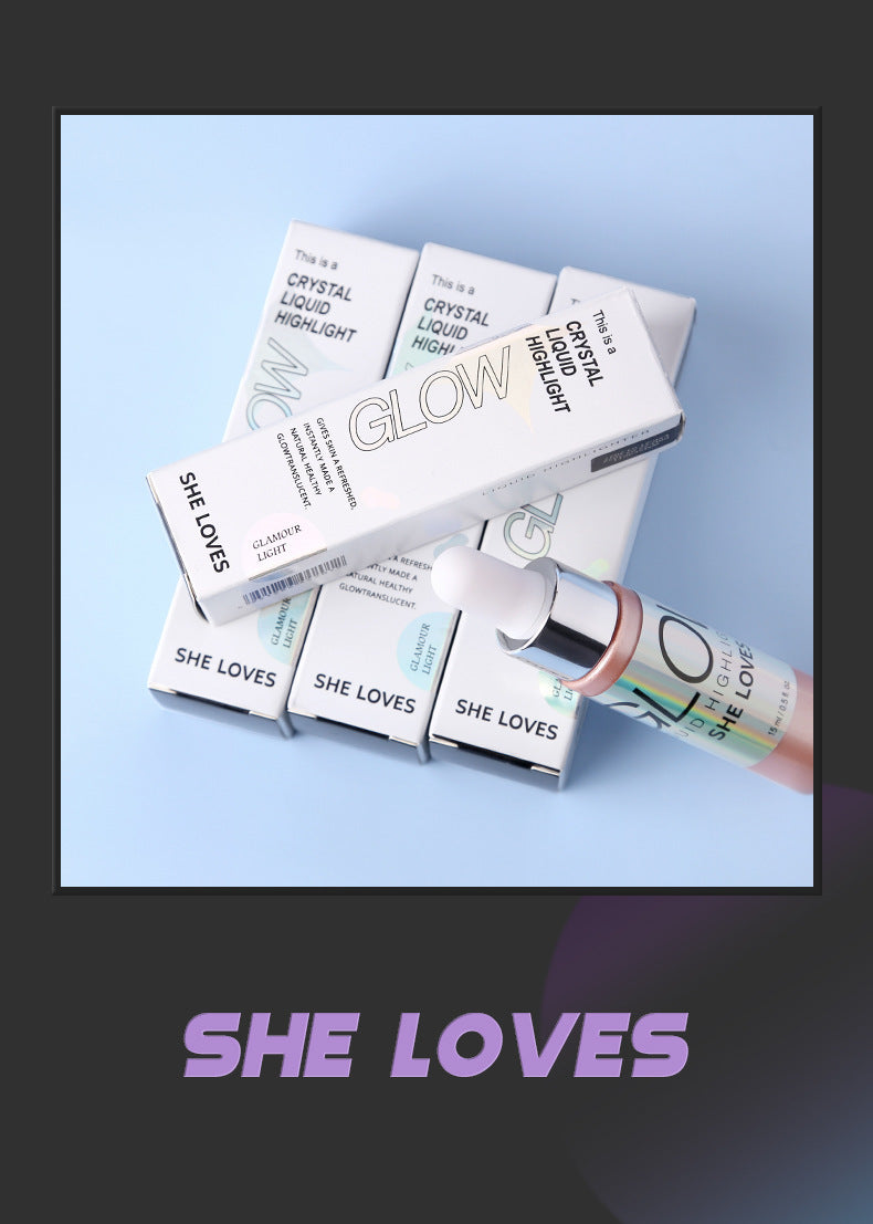 SHELOVES Highlight Liquid Contour Shadow Nose Shadow Diamond Brightening Liquid Face Body Highlight