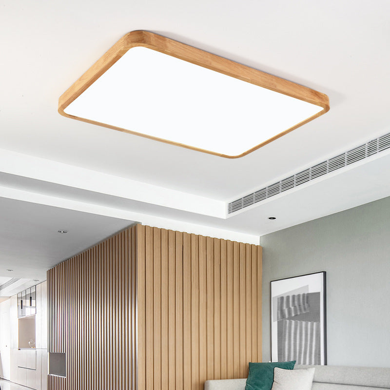 Solid Wood Bedroom Ceiling Light led Modern Simple Walnut Wood Room Lamp Creative Living Room Lamp Home Atmosphere Wholesale