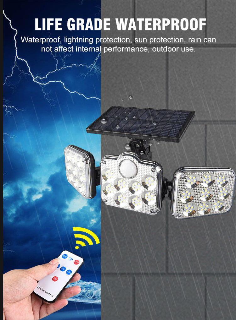 Specialized Outdoor Solar Wall Light LED Split Light Garden Light Garden Light Human Body Sensor Light Street Light