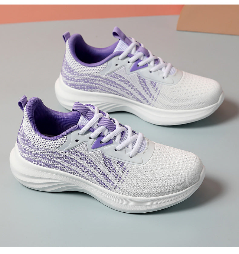 Plus Size Women's Shoes Mesh Breathable Sports Shoes Casual Shoes Lightweight Student Running Shoes Soft Sole Travel Shoes