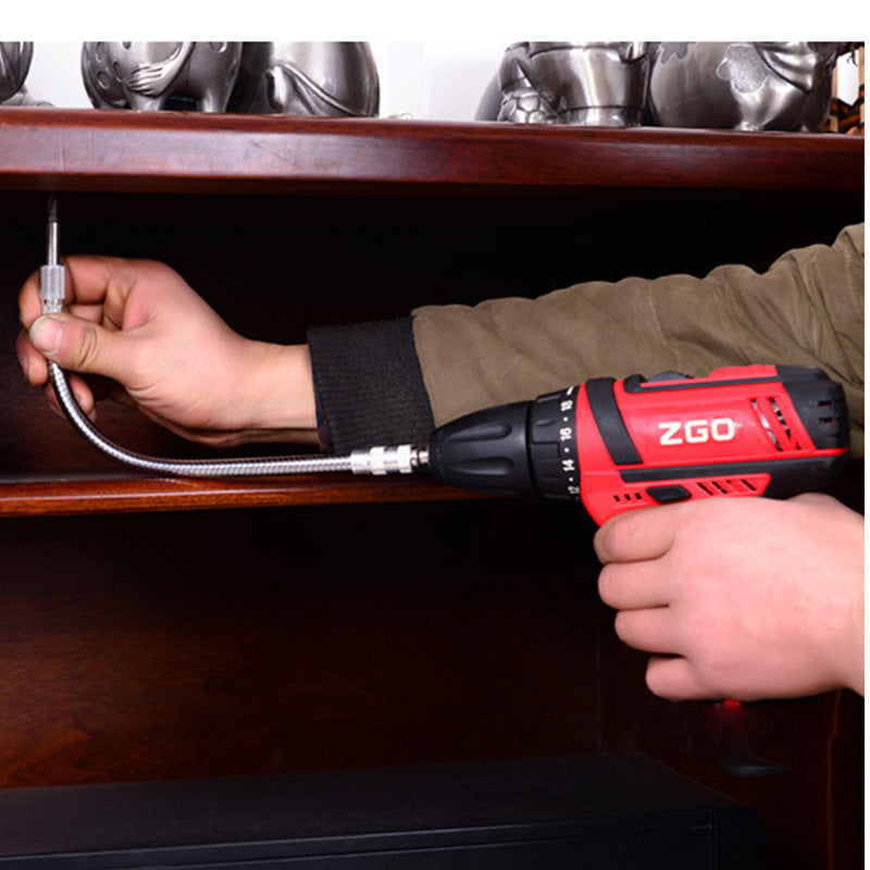 Hardware Tool Factory Universal Metal Flexible Shaft Bit Connection Rod Multi-angle Operation Rechargeable Drill Flexible Shaft