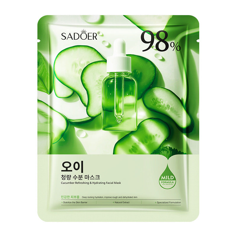 Rose Essential Oil Rejuvenating Mask SADOER Moisturizing, rejuvenating, and brightening face mask  wholesale