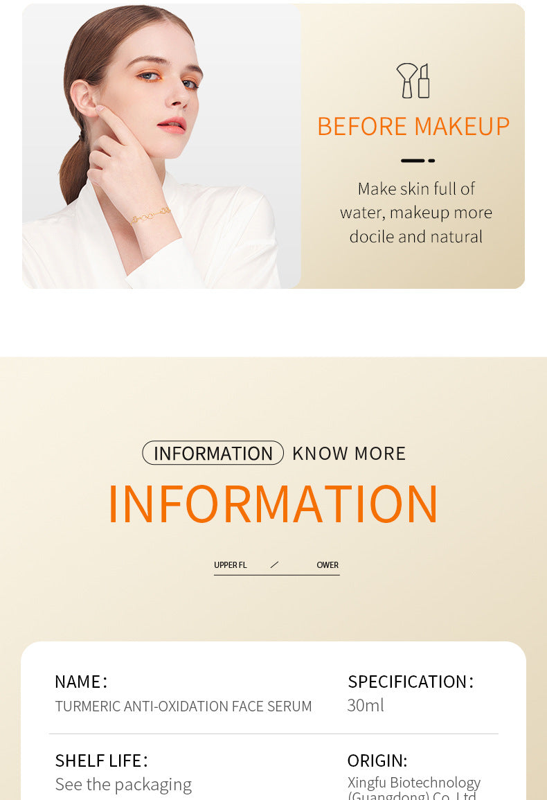 Turmeric Skincare Set SADOER Cleansing, moisturizing, hydrating five-piece set for  foreign trade wholesale