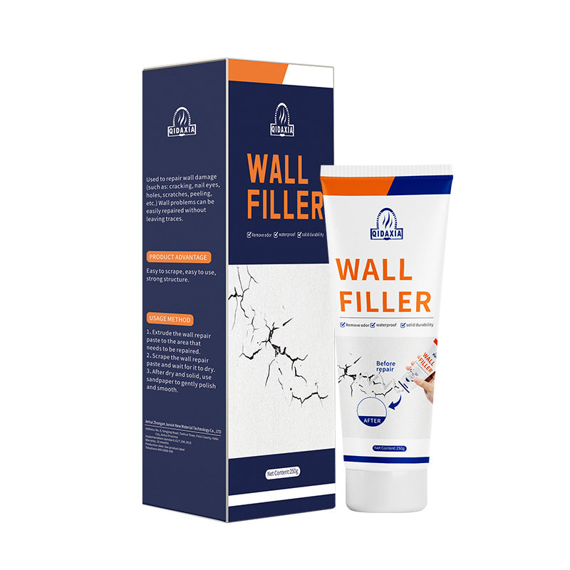 Qixia Wall Repair Paste Anti-Mold Crack Nail Hole Repair Paste White Putty Paste Household Wall Repair Paste