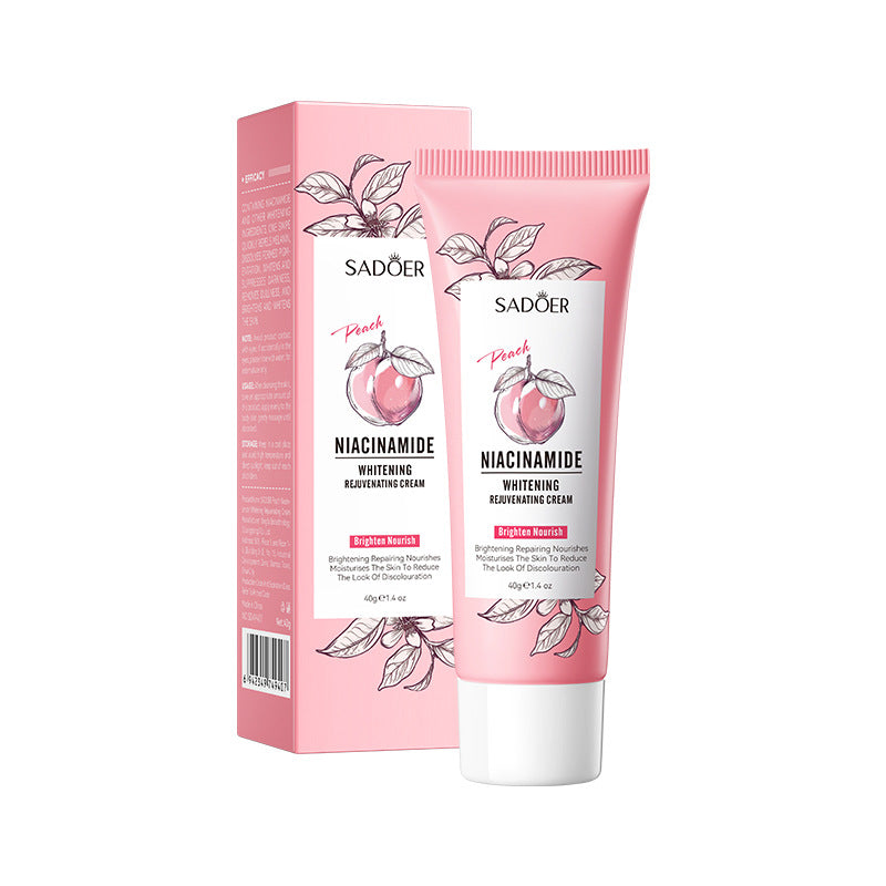 Peach Niacinamide Whitening and Rejuvenating Cream SADOER Moisturizing Body Lotion  Wholesale