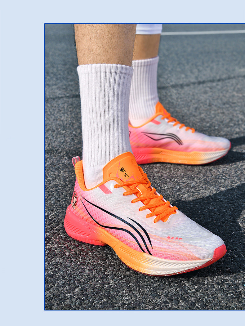Autumn New Parent-Child Nezha Ao Bing Fashion Casual Sports Shoes Popcorn Carbon Plate Lightweight Comfortable Running Shoes