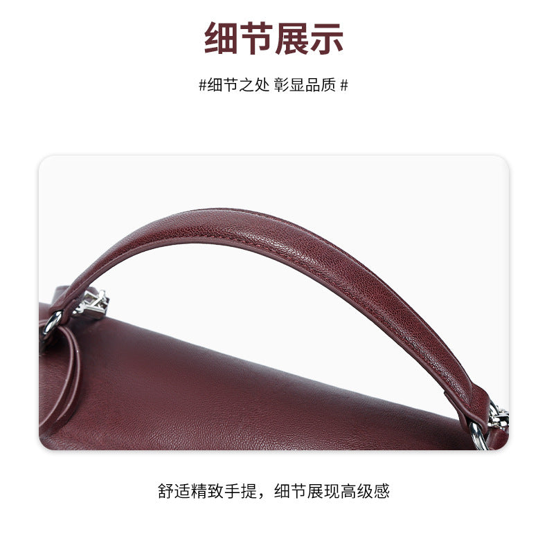 Vintage Tote Bag New Luxury Large Capacity Messenger Bag for Women Fashionable Elegant Single Shoulder Crossbody Bag Handheld Laptop Bag
