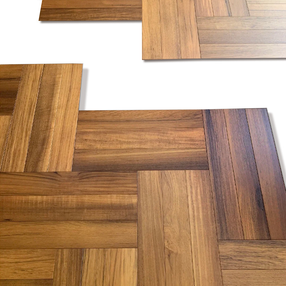 18mm Solid Teak Wood Flooring Natura Hardwood Kitchen Living Room Office Warehouse Gym Customizable Size Eco-Friendly Waterproof