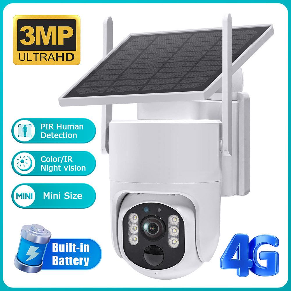 4G Solar Camera Private Model Outdoor300Ultra HD Full Color Low Power Consumption Direct from Manufacturer