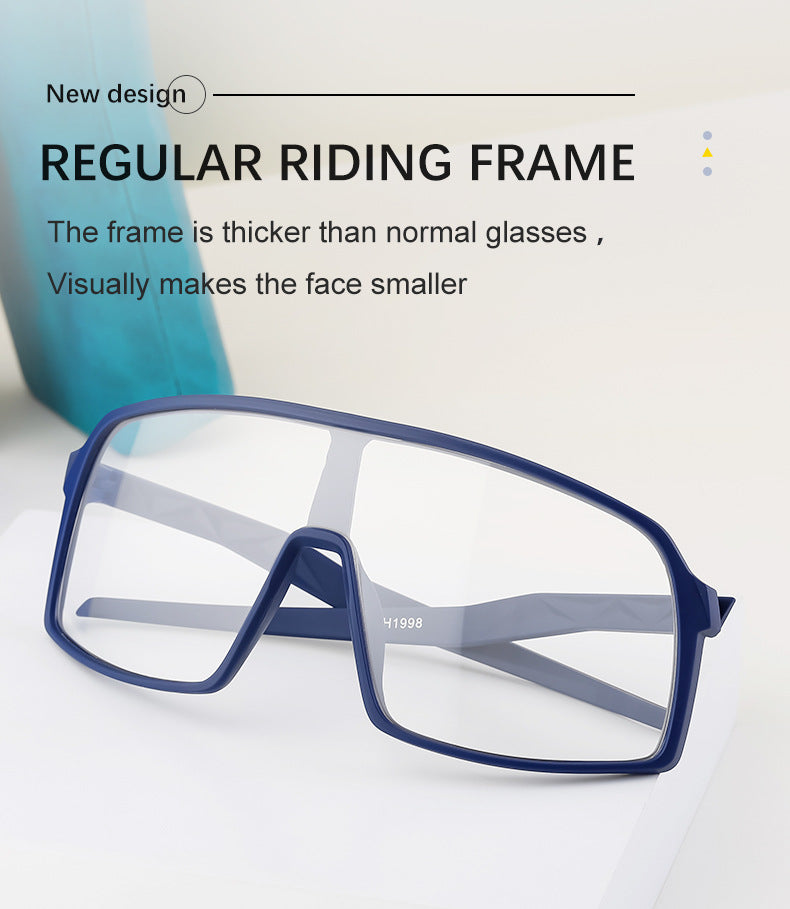 Cycling Sports One-piece Color-changing Sunglasses Men's Trendy Sunglasses Outdoor Mountaineering Sunscreen Glasses sunglasses