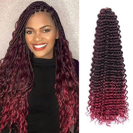 DeepWaveTwist Long Curly Hair Crochet Hair Extensions Afro Synthetic Hairpiece European and American Cross-Border Wholesale Fluffy