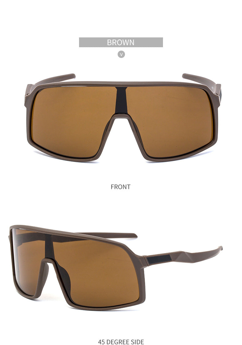 New Colorful Cycling Glasses for Men1998One-piece sunglasses European and American fashion outdoor sports sunglasses