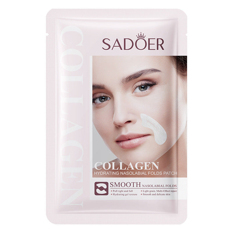Nasolabial Fold Stickers2.7g SADOER Collagen Hydrating Gel Lifting Patch  Enmu Wholesale
