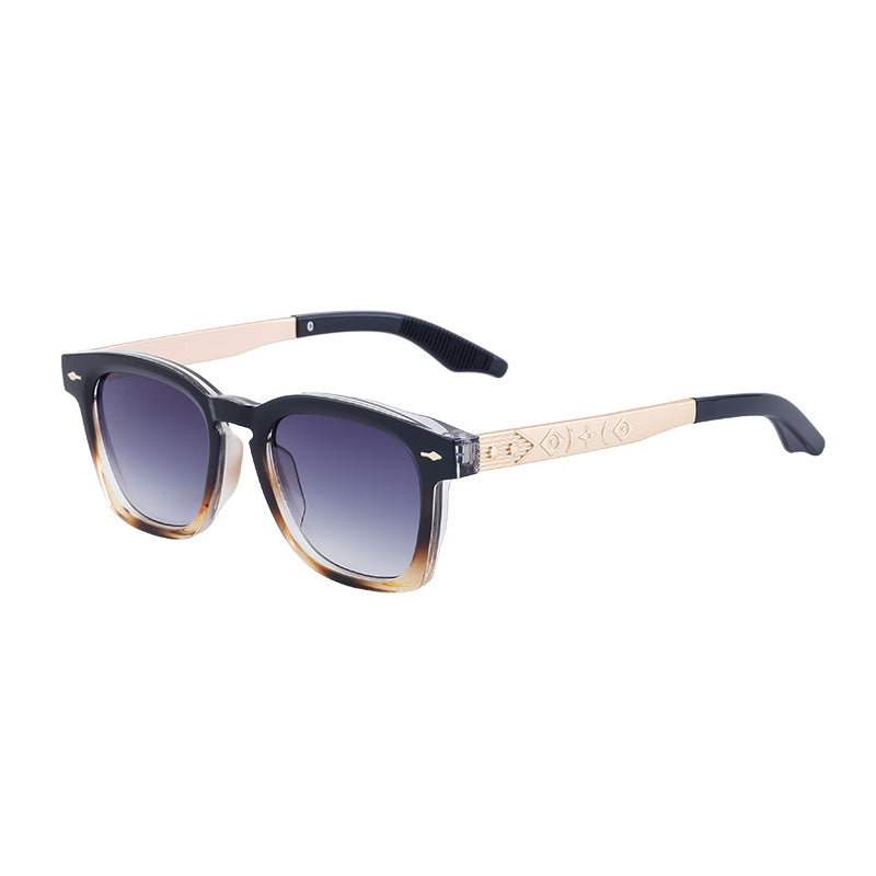 Square Frame Retro Sunglasses for Men, Sun Protection, Driving Special, High-End Outdoor Glasses Wholesale shades