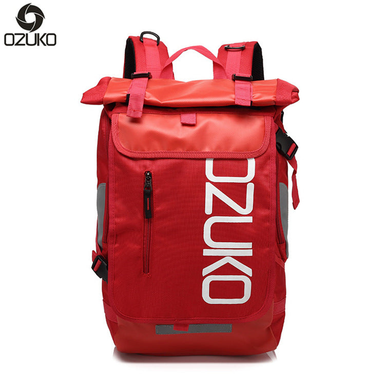 Trendy Brand Backpack for Men, College Student Bag, Oxford Cloth Laptop Backpack, Business Commuting Casual Men's Backpack