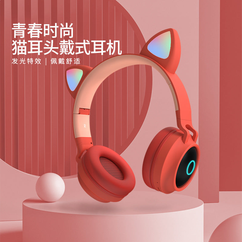 Hot-selling Wireless Bluetooth Cute Over-ear Headphones with Long Battery Life