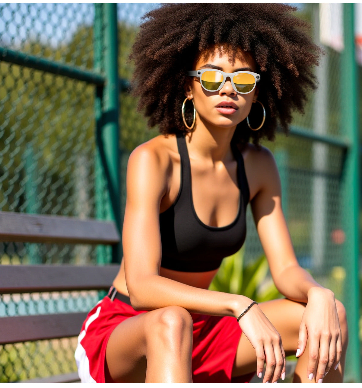 M88Smart Glasses200100 Megapixel Camera with Image Stabilization1080P Video Recording AI Simultaneous Translation Character Recognition