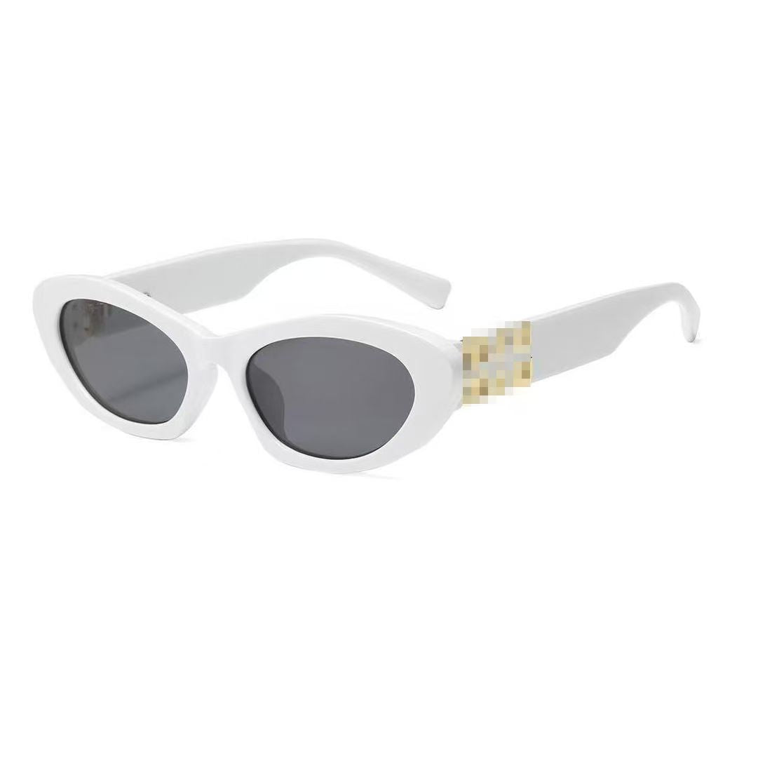 mm New Retro Narrow Frame Cat Eye Women's Small Frame Sunglasses Fashion Cat Eye Sunglasses Trendy Sunglasses Wholesale