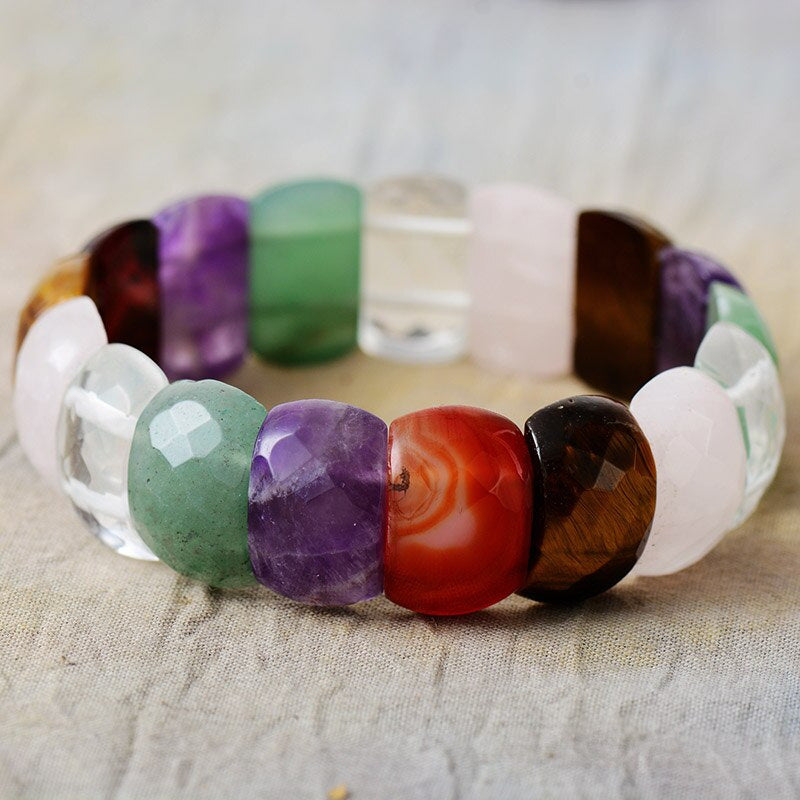 Natural Red Agate Bracelet Zodiac Year Retro Red Crystal Fashion Jewelry Bracelet