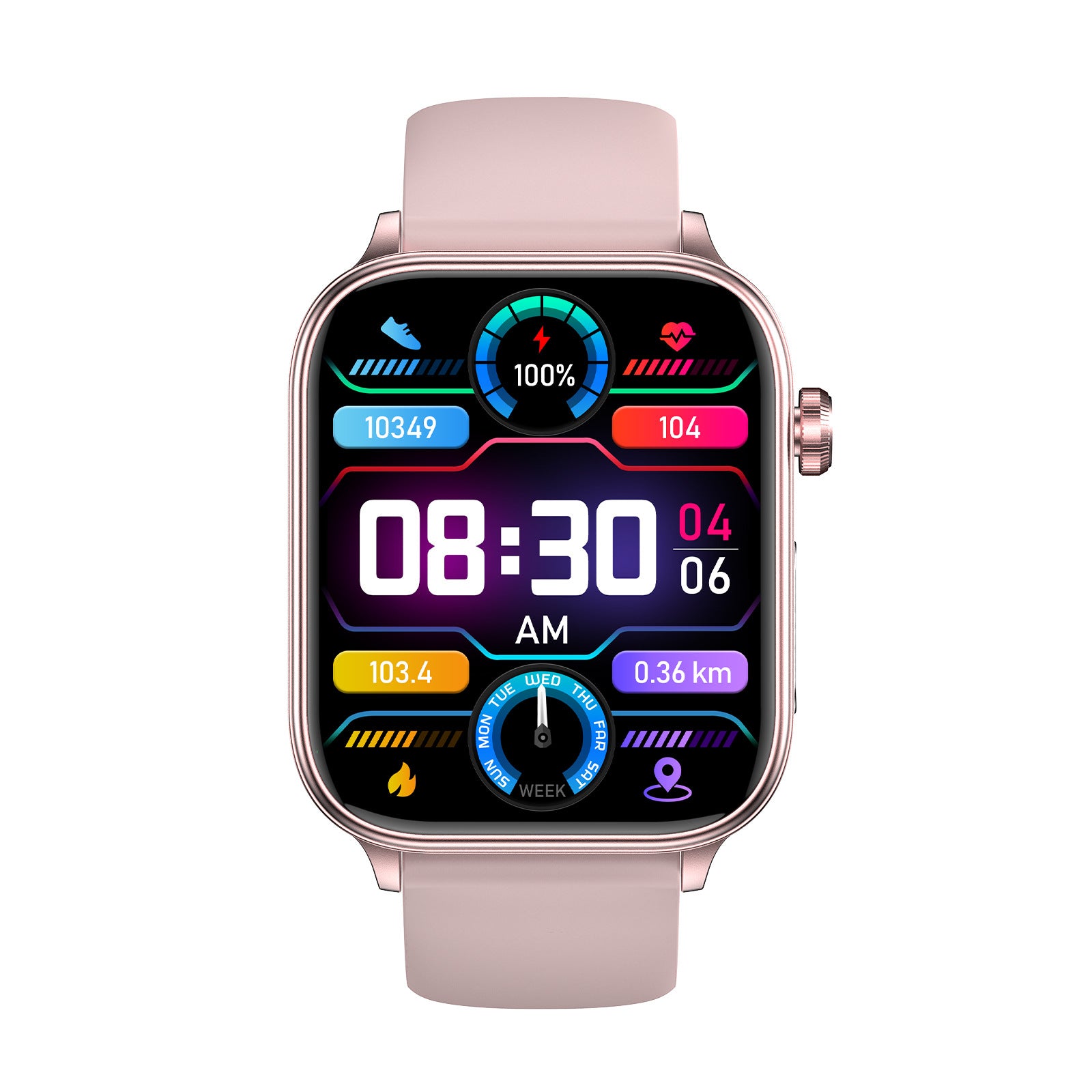 et570Smart Watch Bluetooth Calling ECG ECG function true heart rate true blood oxygen smartwatch