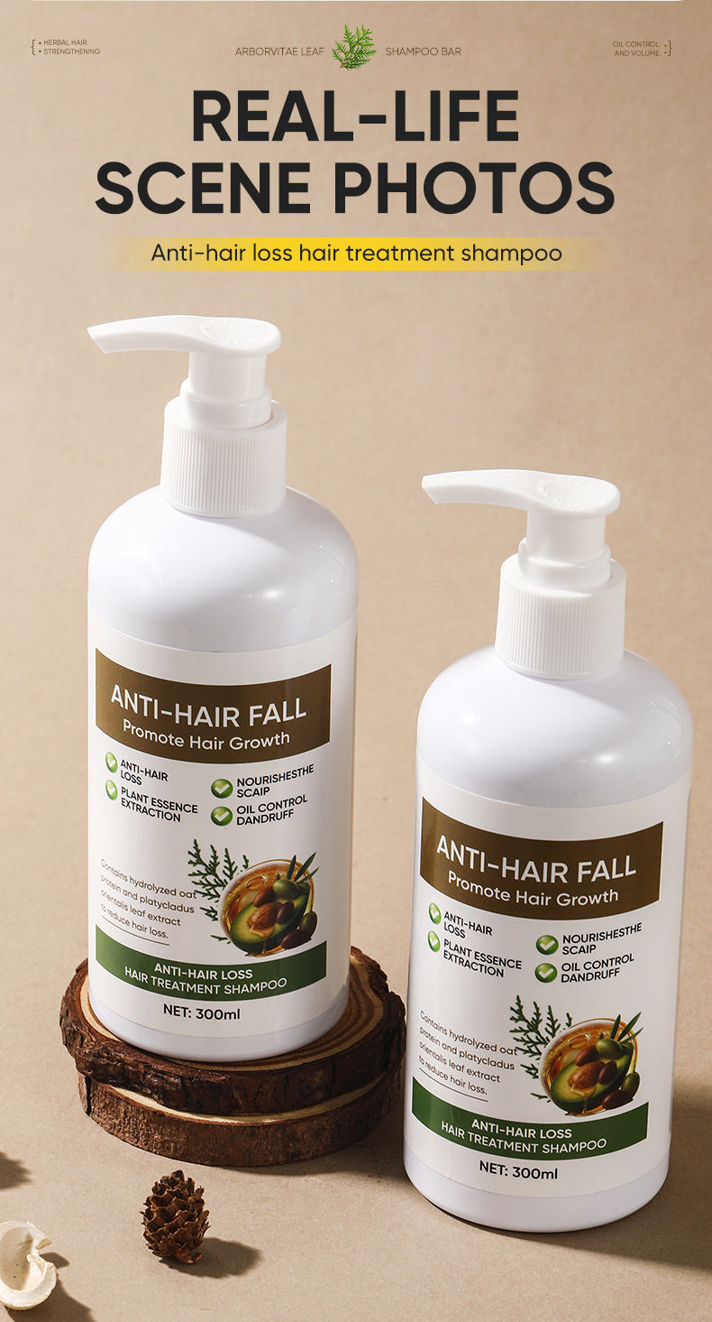 Universal Moisturizing Anti-Hair Loss Shampoo Oil Control Volumizing Anti-Dandruff Hair Strengthening Shampoo for Men and Women