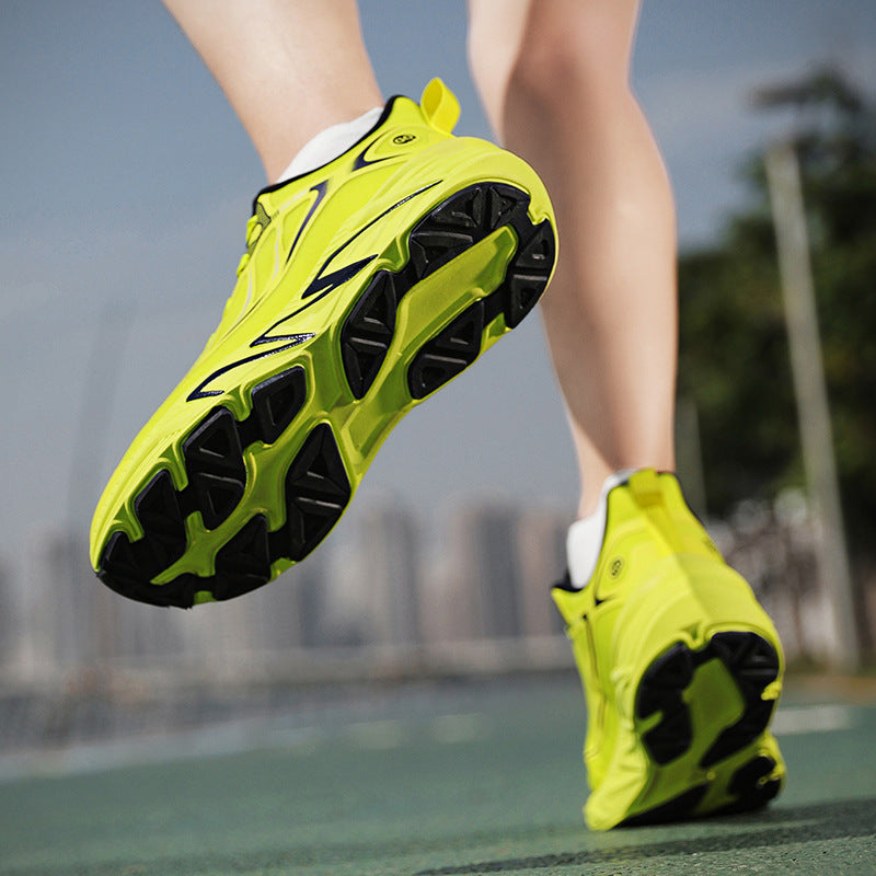 New Foreign Trade Running Shoes for Men and Women, Couple Style, Large Size, Versatile Marathon Outdoor Casual Cycling Jogging Sports Shoes