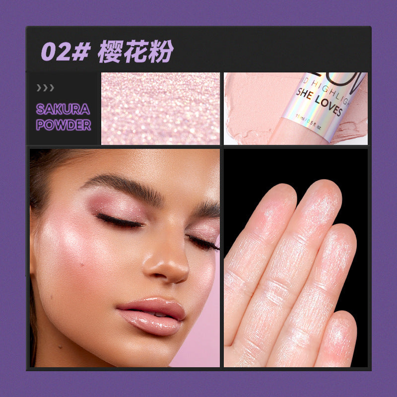 SHELOVES Highlight Liquid Contour Shadow Nose Shadow Diamond Brightening Liquid Face Body Highlight