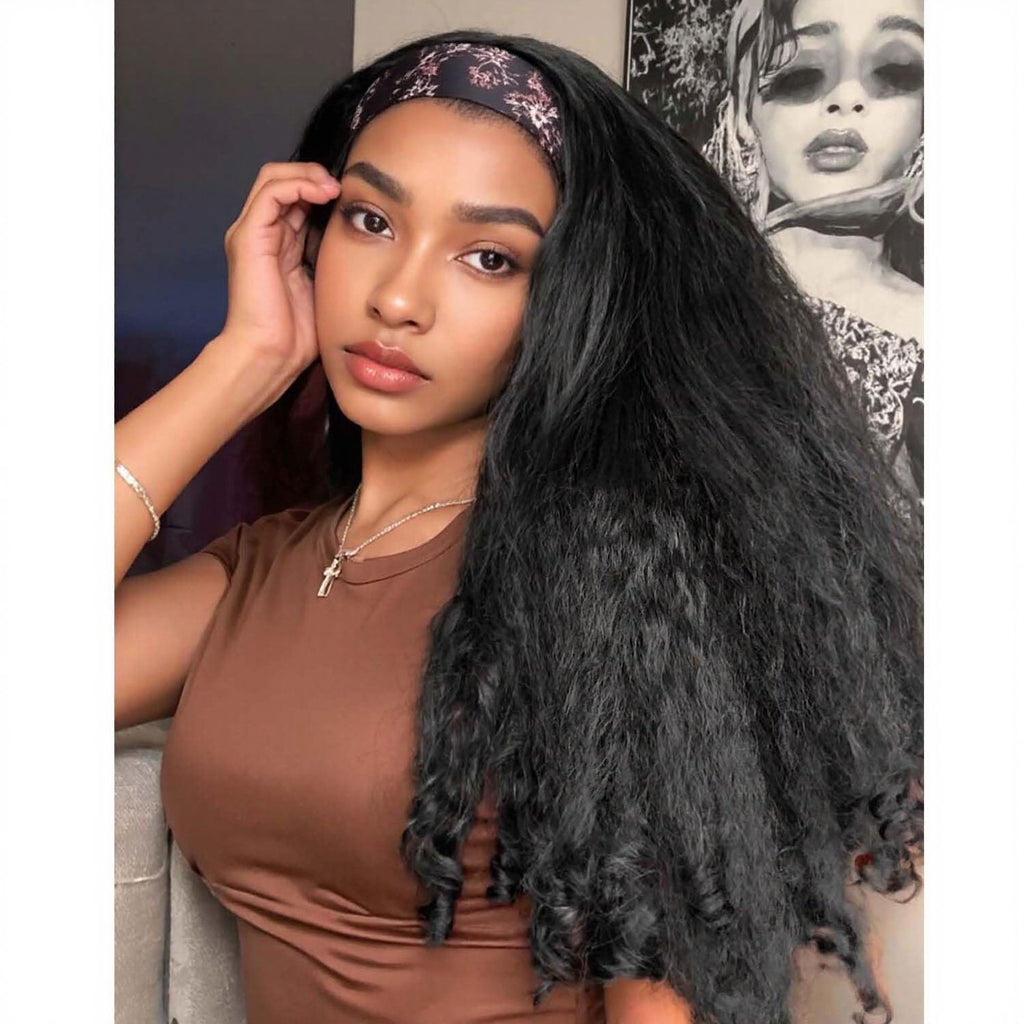 Cross-Border Hot-Selling Wig Factory European and American Fashion Synthetic Hair Mechanism Ice Ribbon VPART Long Curly Hair Curly Hair Top