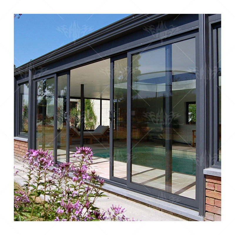 DJMI High Quality Energy Efficient Sliding Door & Aluminium Double Tempered Glass Sliding Doors