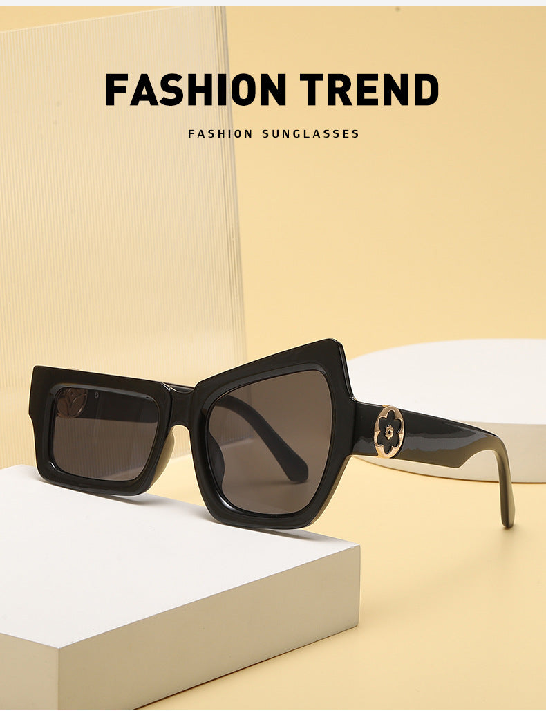 European and American Steampunk Sunglasses Unique Irregular Outdoor Sun Protection Sunglasses for Men High-end Glasses Wholesale