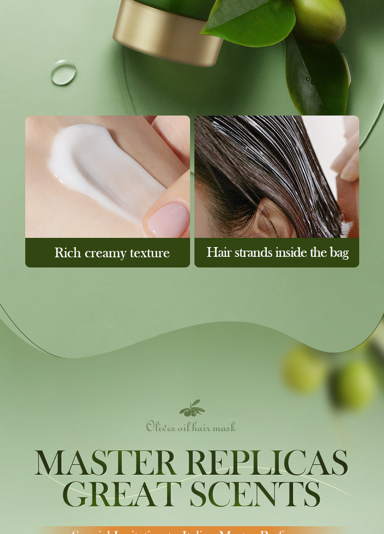 Olive Oil Hair Mask SADOER Repair Smooth Nourishing Hair Conditioner Cross-Border Wholesale