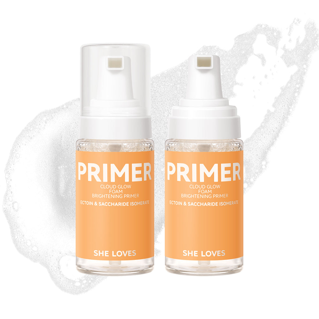 SheLoves Foam before makeup application Hot-selling Makeup Primer Foam Isolation Cream Brightening Skin Tone Primer