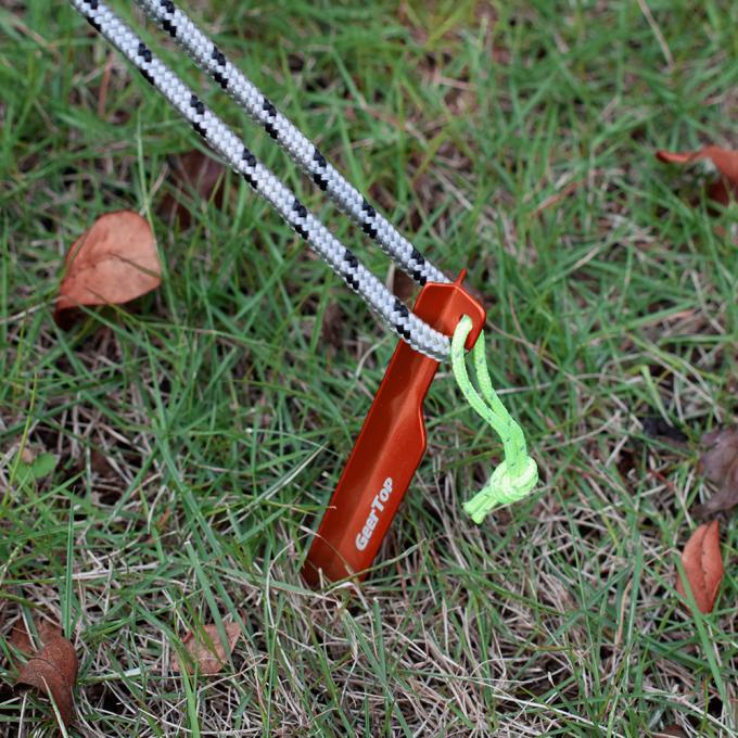 Outdoor camping tent accessory reflective guy ropes5MM Canopy Fixed Windproof Drawstring Clothesline Canopy Wind Rope6Strip