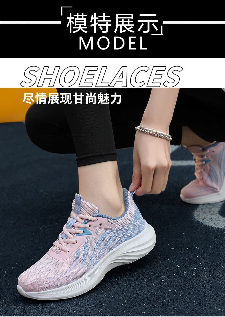 Plus Size Women's Shoes Mesh Breathable Sports Shoes Casual Shoes Lightweight Student Running Shoes Soft Sole Travel Shoes